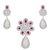 American Diamond Pendant Set