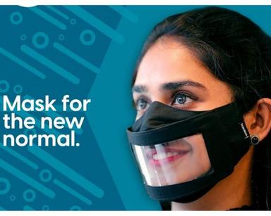 Transparent face mask, Trendy face mask, Fashion face mask