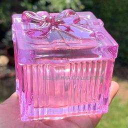 Pink Bow Tub Soy Candle Jar