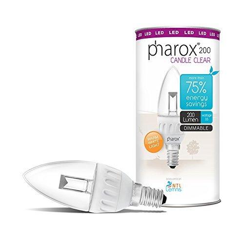 PHAROX CANDLE CLEAR LAMP 3W 6500K 