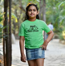 Chombooka Masti - Nani House Half Sleeves Girls Cotton T-Shirt