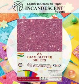 A4 Foam Glitter Sheet