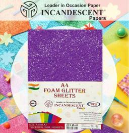 A4 Foam Glitter Sheet
