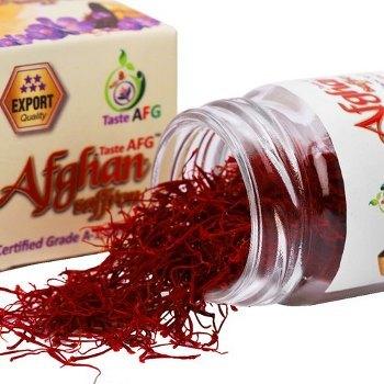 Premium Quality Certified A+ Grade Organically Grown Afghan Saffron Kesar (1g)