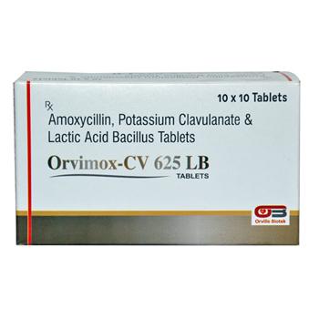 Orvimox-CV 625LB Tablets