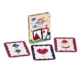 Toysaga 9-in-1 Flashcards Set: shapes & colours