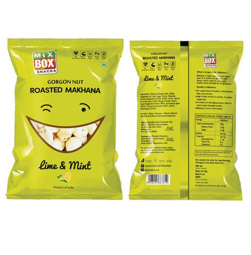 Roasted Makhana Lime and Mint - Gorgon Nut