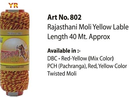 RAJASTHANI MOLI YELLOW LABEL
