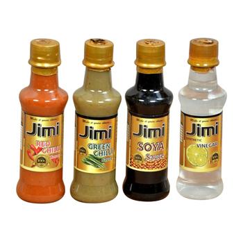 Jimi Soya Sauce,Chilli Sauce,Vineggar