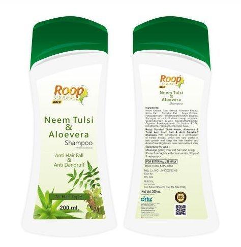 Roop Sundari Gold 200 ml Neem Tulsi And Aloevera Shampoo