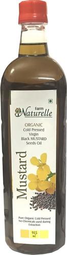 Mustard Oil-Organic-Black Rajasthan Seeds-Cold Pressed 