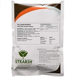 Utkarsh Calcium Nitrate (100% Water Soluble Fertilizer) (1 Kg)