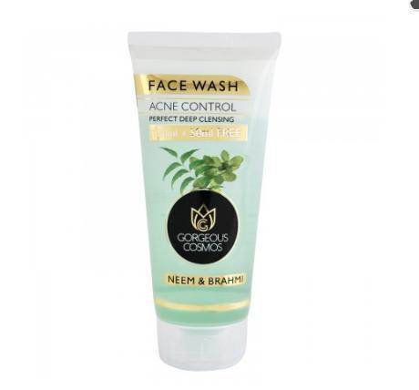 GORGEOUS COSMOS NEEM & BHRAHMI ACNE CONTROL PERFECT DEEP CLEANSING FACE WASH