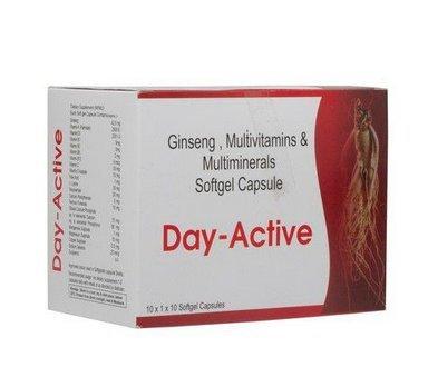 Day Active (Multivitamin Multi mineral Soft Gel Capsule) Strip