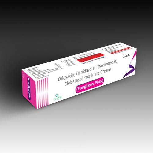 Fungiless Plus (Ofloxacin, Ornidazole, Itraconzole, Clobetasol Propinate Cream)