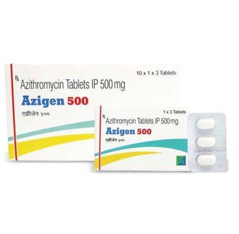 500 mg Azithromycin Tablets IP 