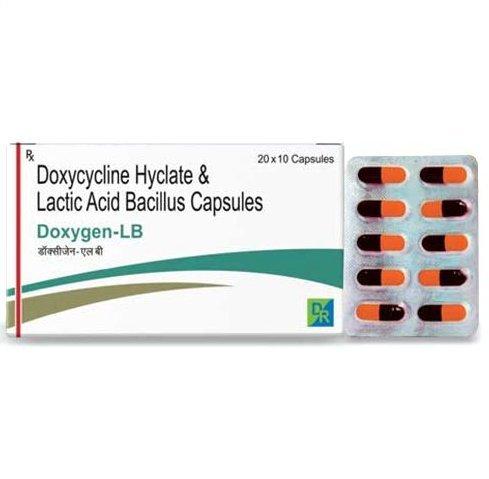 Doxycycline Hyclate And Lactic Acid Bacillus Capsules  