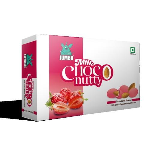 Choco Nutty (Milk Choco Coated Roasted Almond) Strawberry Flavour