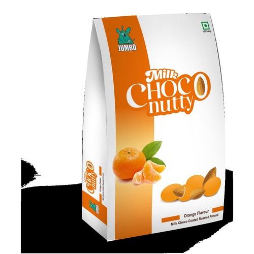 Choco Nutty (Milk Choco Coated Roasted Almond) Orange Flavour