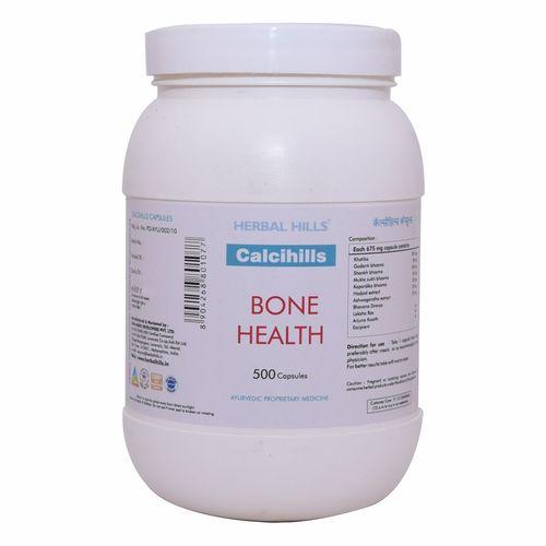 Herbal & Ayurvedic Calcium Tablets for Bone health - Calcihills 500 Capsules