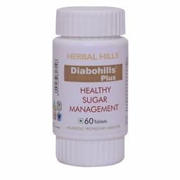 Ayurvedic Medicine for Diabetes - Blood Sugar Control - Diabohills Plus 60 Tablets
