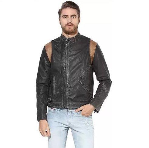 Mens Slim Fit Designer Leather Jacket 
