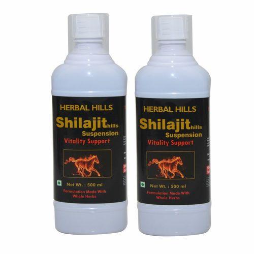 Shilajithills Herbal Shots 500ml  suspension (Pack of 2)
