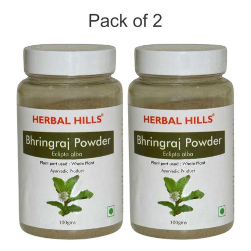 Bhringraj powder - 100 gms (Pack of 2)