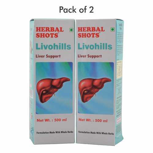 Livohills Herbal Shots 500ml (Pack of 2)
