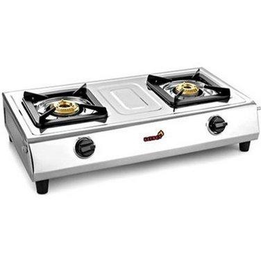 Stainless Steel Two Burner Gas Stove