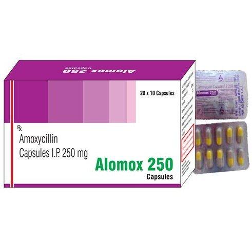 250 MG Amoxicillin Capsules 