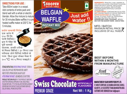 Belgian Waffle Premix - Swiss Chocolate Flavour