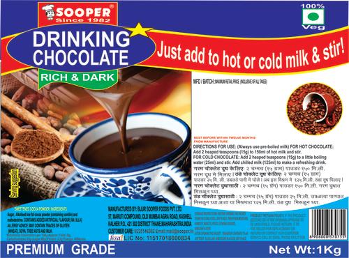 Rich & Dark Drinking Chocolate 1 Kg Pouch