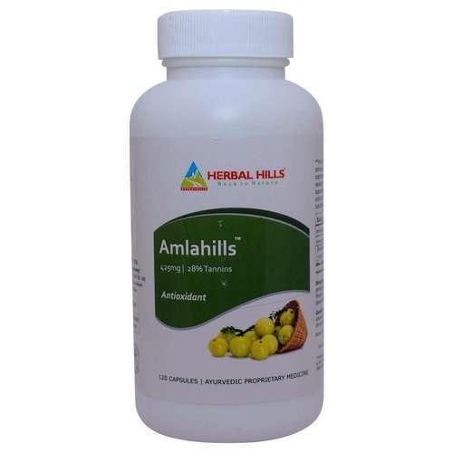 Amla Capsule for Healthy Hair & Digestion - Amlahills 120 Capsule