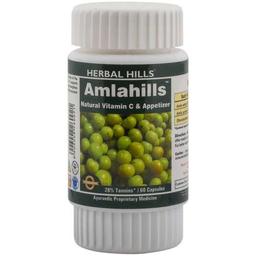 Amla Capsule for Healthy Hair & Digestion - Amlahills 60 Capsule