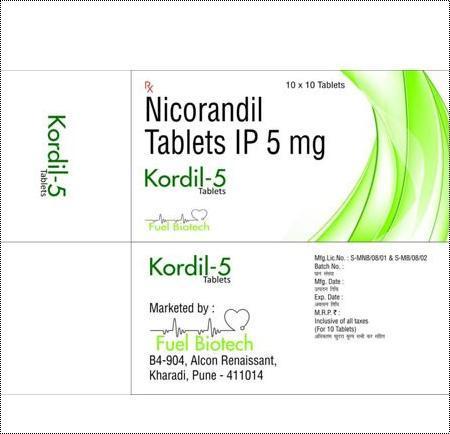 5 mg Nicorandil Tablets IP