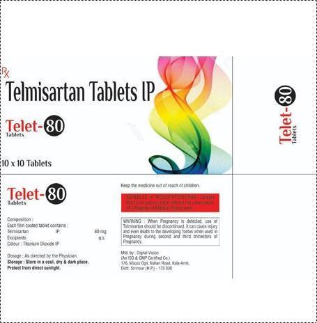 Telmisartan Tablets IP-80 