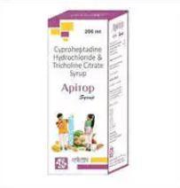 200 ml Cyproheptadine Hydrochloride and Tricholine Citrate Syrup