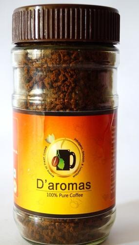 D'aromas 100% Pure Coffee 100Gm Bottle
