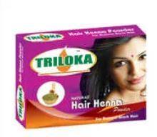 New Triloka Natural Hair Henna Powder Box