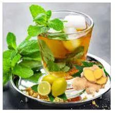 Ginger, Mint And Lemon Green Tea