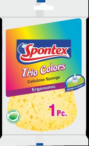 Trio Colours-Cellulose Sponge Ergonomic