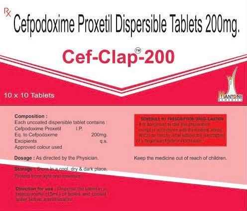 Cef-Clap-200 Tablets