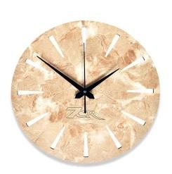 Marble Wood Wall Clock