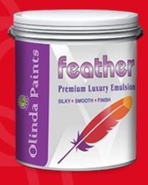 Feather - Premium Luxury Emulsion Paint Silky . Smooth . Finish