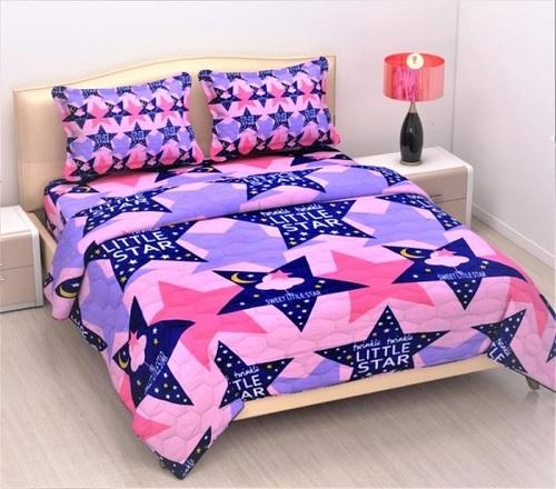 PINSONIC QUILTED COMFORTER STAR KIDS DESIGN 300 GSM DOUBLE BED, SIZE 225X255 CMS