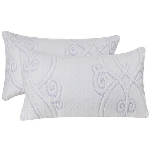 HOLLO CONGUCATED FIBRE PILLOW WITH SOFT KNITTED COVER , PURPLY DESIGN ULTRA SOFT, WITH ZIP