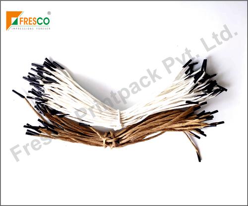 Twisted Brown & White Paper Rope