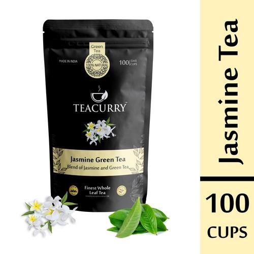 Teacurry Jasmine Green Tea - Helps in Weight Loss, Skin Glow, Digestion, Joint Pain