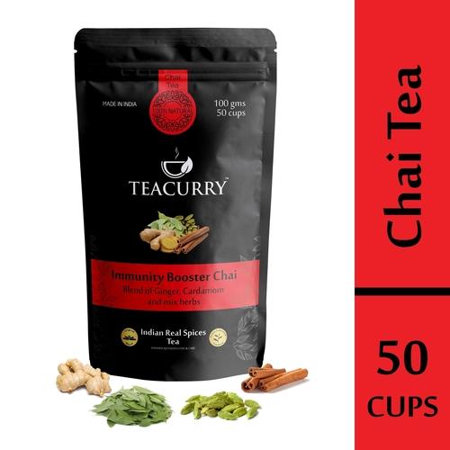 Teacurry Immunity Booster Chai - Helps in Anti-Inflammation, Immunity, Cold, Flu